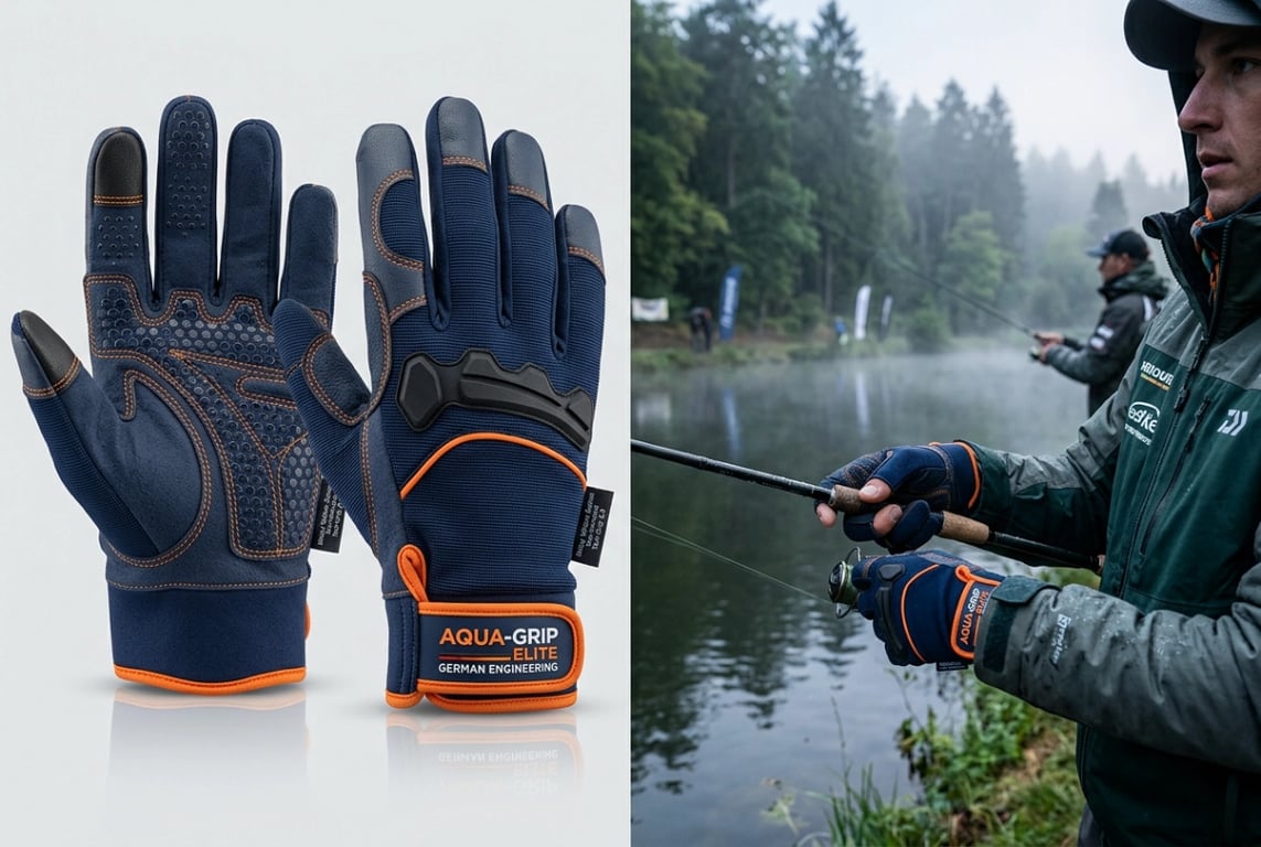 European fishing sports brand anti-slip competition gloves case study