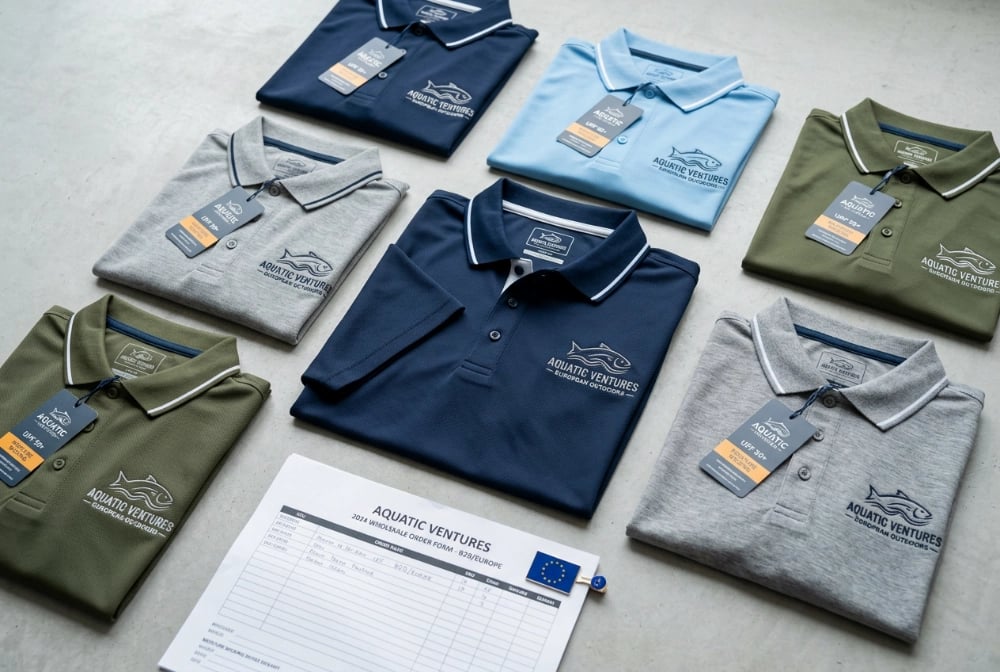 European Outdoor Retailer - Wholesale Fishing Polo Collection Case Study