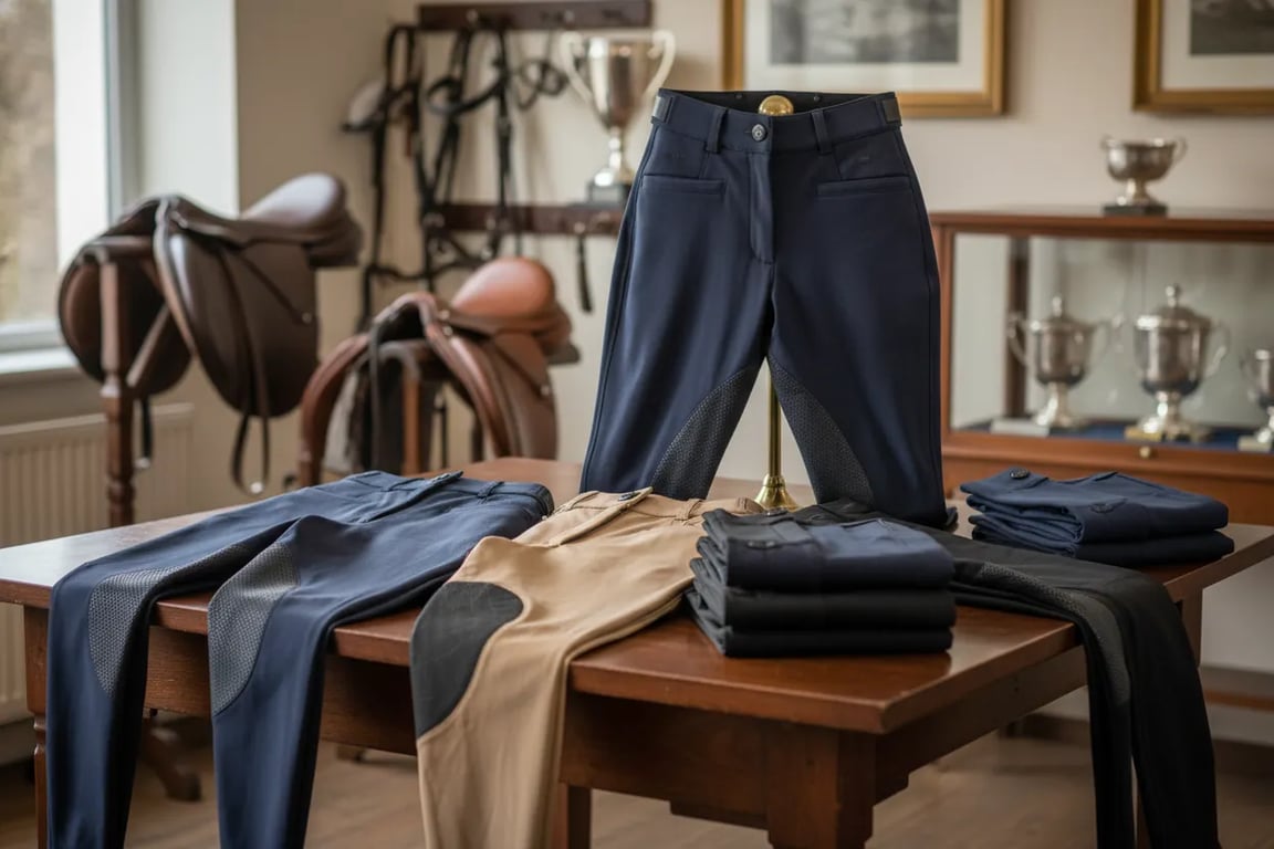 Custom riding breeches and jodhpurs - professional equestrian apparel