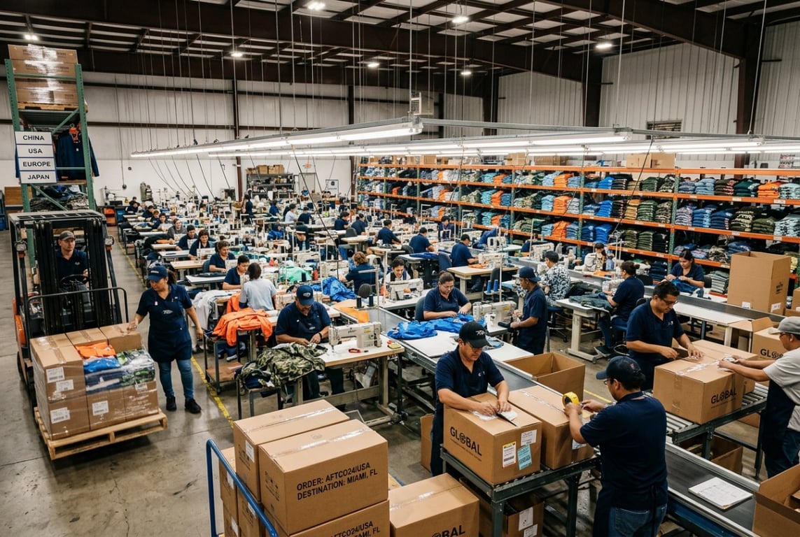 Runfish Apparel production capacity and shipping