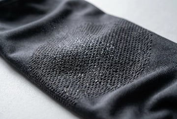 Moisture wicking neck gaiter fabric