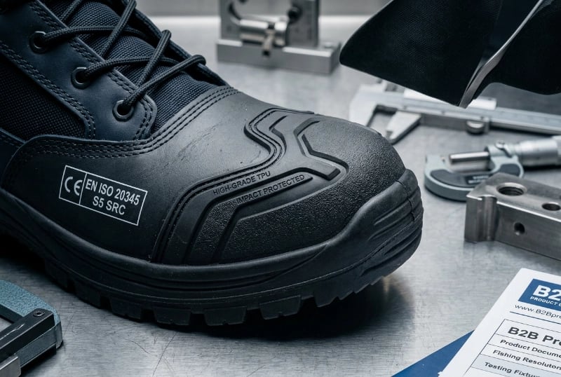 TPU Toe Cap Reinforcement Exceeding EN ISO 20345 Standards