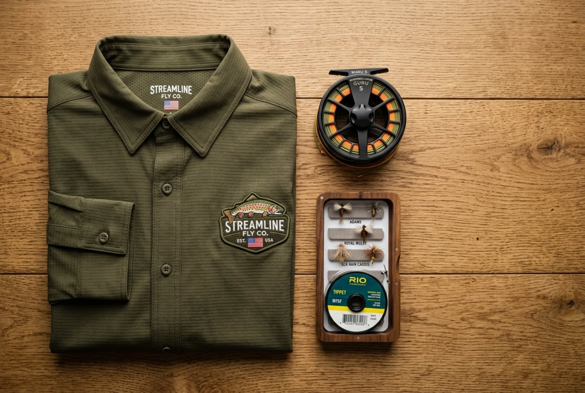 USA Fly Fishing Brand Custom Shirt Case Study