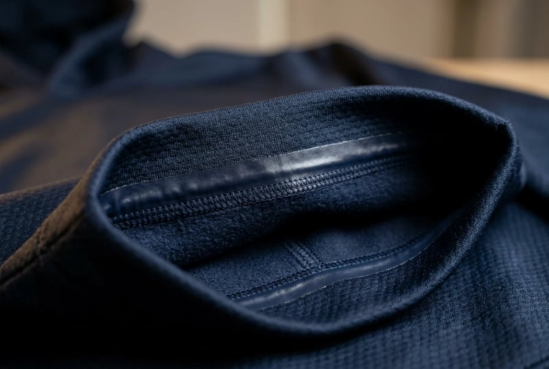 Kangaroo pocket seam sealing