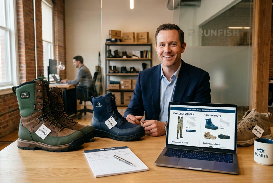 Contact Runfish Apparel for Custom Fishing Footwear Manufacturing