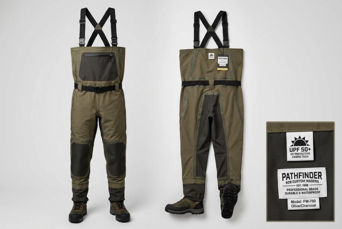Custom fishing waders manufacturer