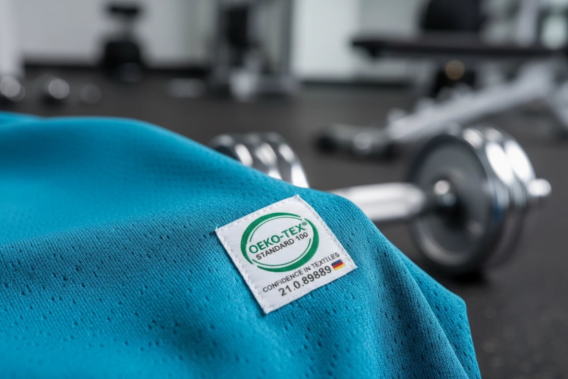 Oeko-Tex Standard 100 certification for fitness clothing manufacturers Germany