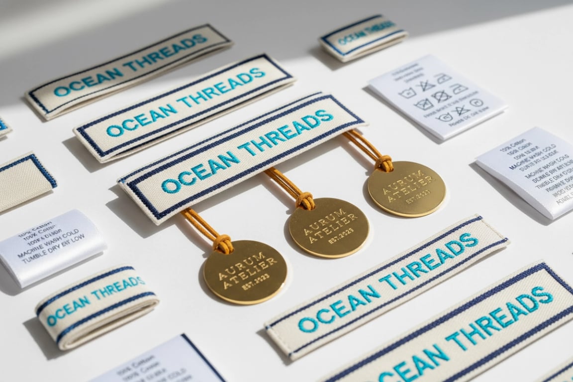 Custom woven labels and hang tags