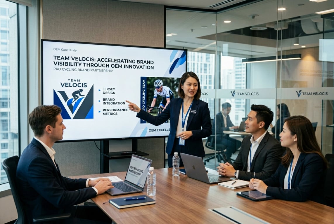 Pro cycling team brand OEM case study