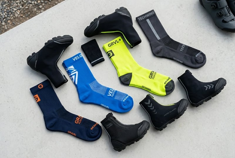 Gravel Cycling Socks & Overshoes