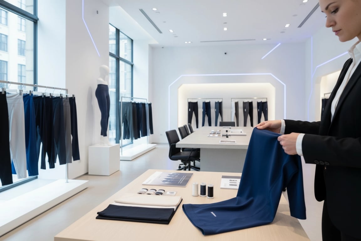 London activewear brand premium custom leggings collection from wholesale manufacturer