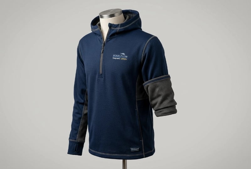 Custom Fishing Hoodies with Moisture-Wicking Lining