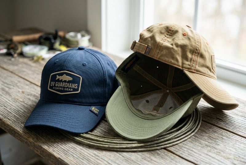 Custom Fishing Hats with UV-Blocking Technology