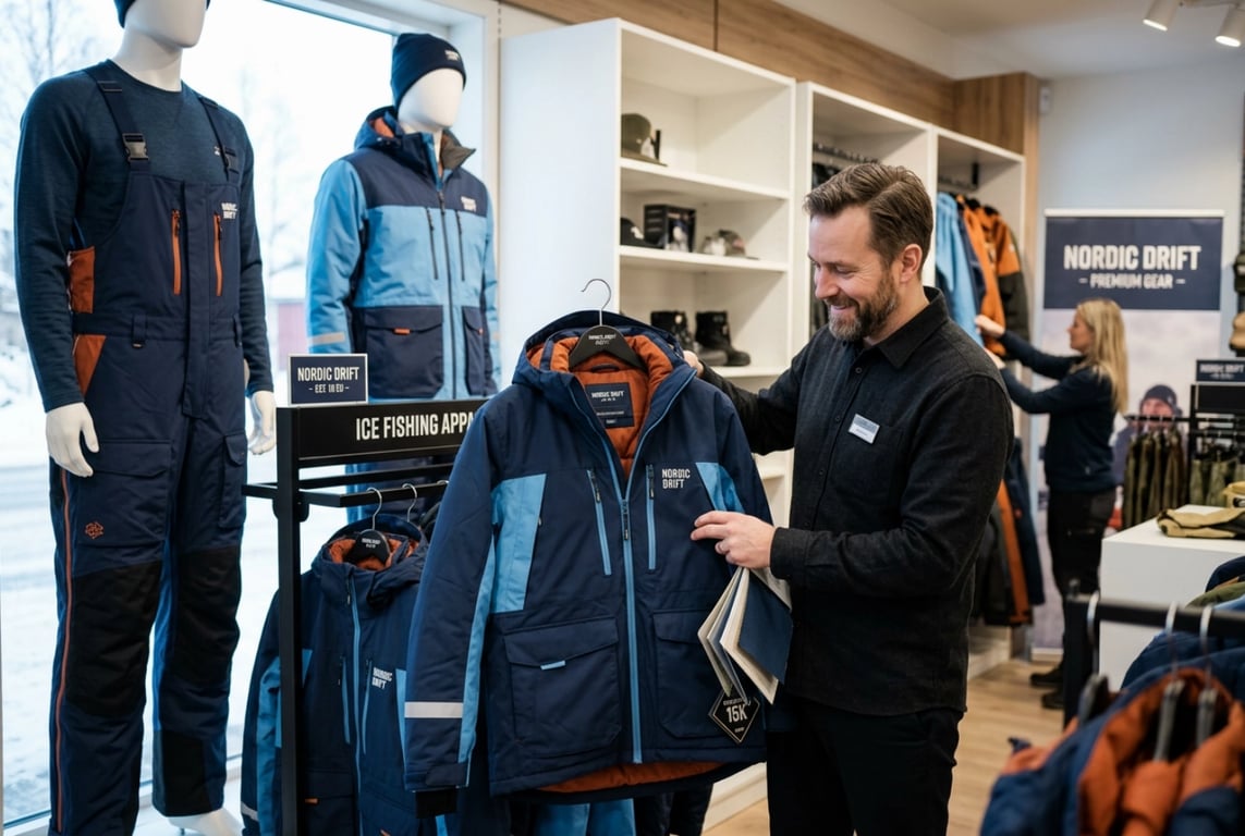 European Outdoor Retail Chain Case Study - Custom Ice Fishing Clothing