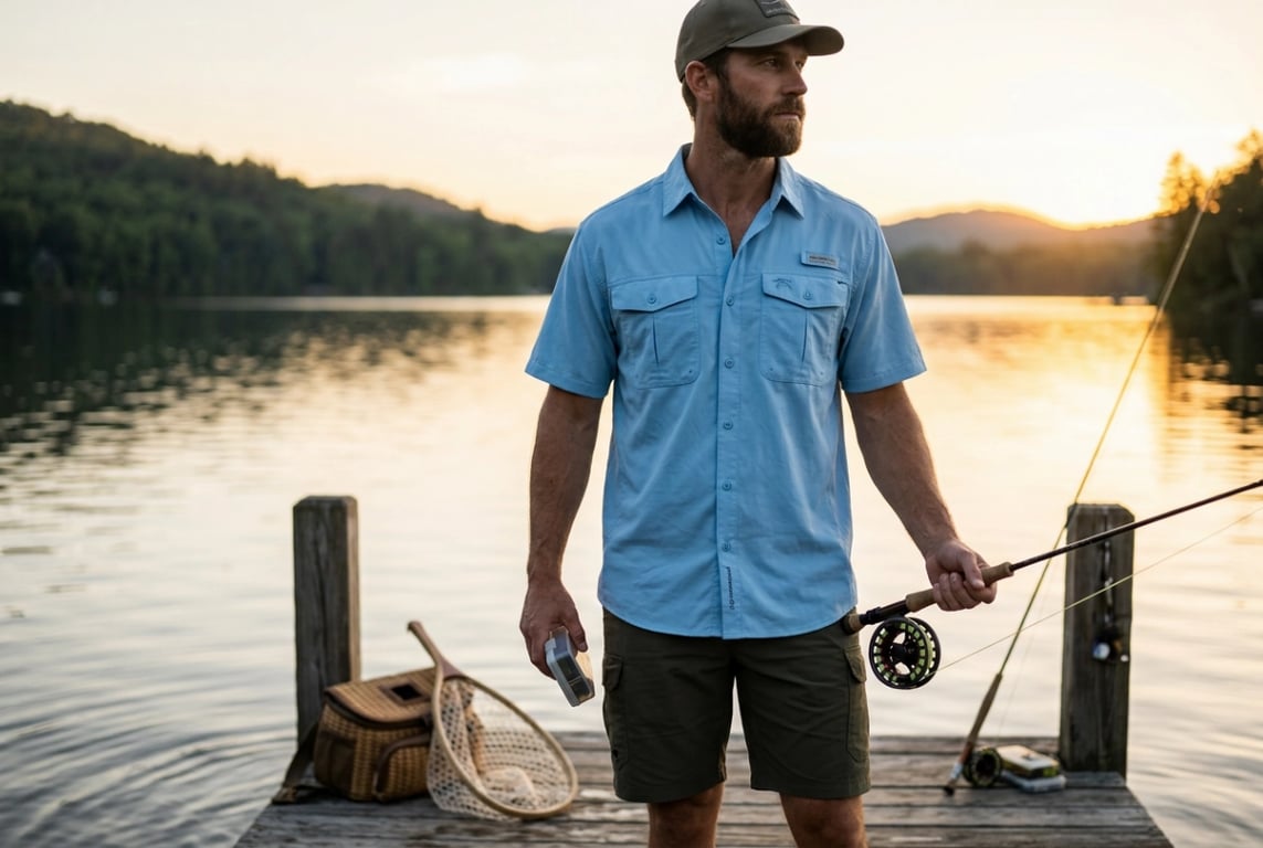 Everyday fishing shirts - short sleeve quick-dry casual fishing clothing for anglers