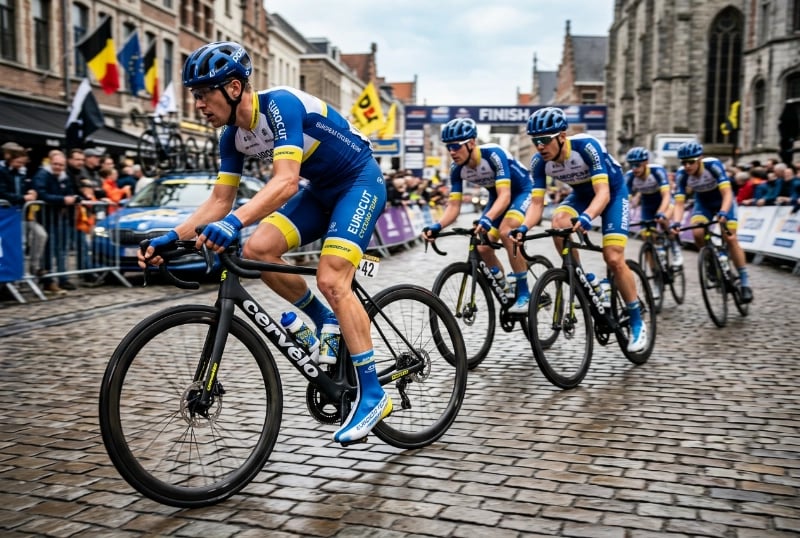 European pro cycling team overshoes case