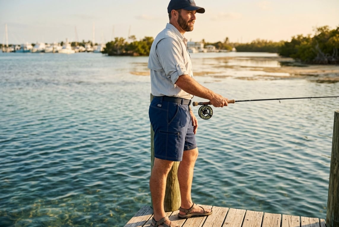 Hybrid Fishing Shorts - Versatile Casual Performance