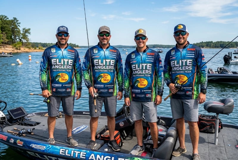 Tournament team fishing jerseys sublimation print