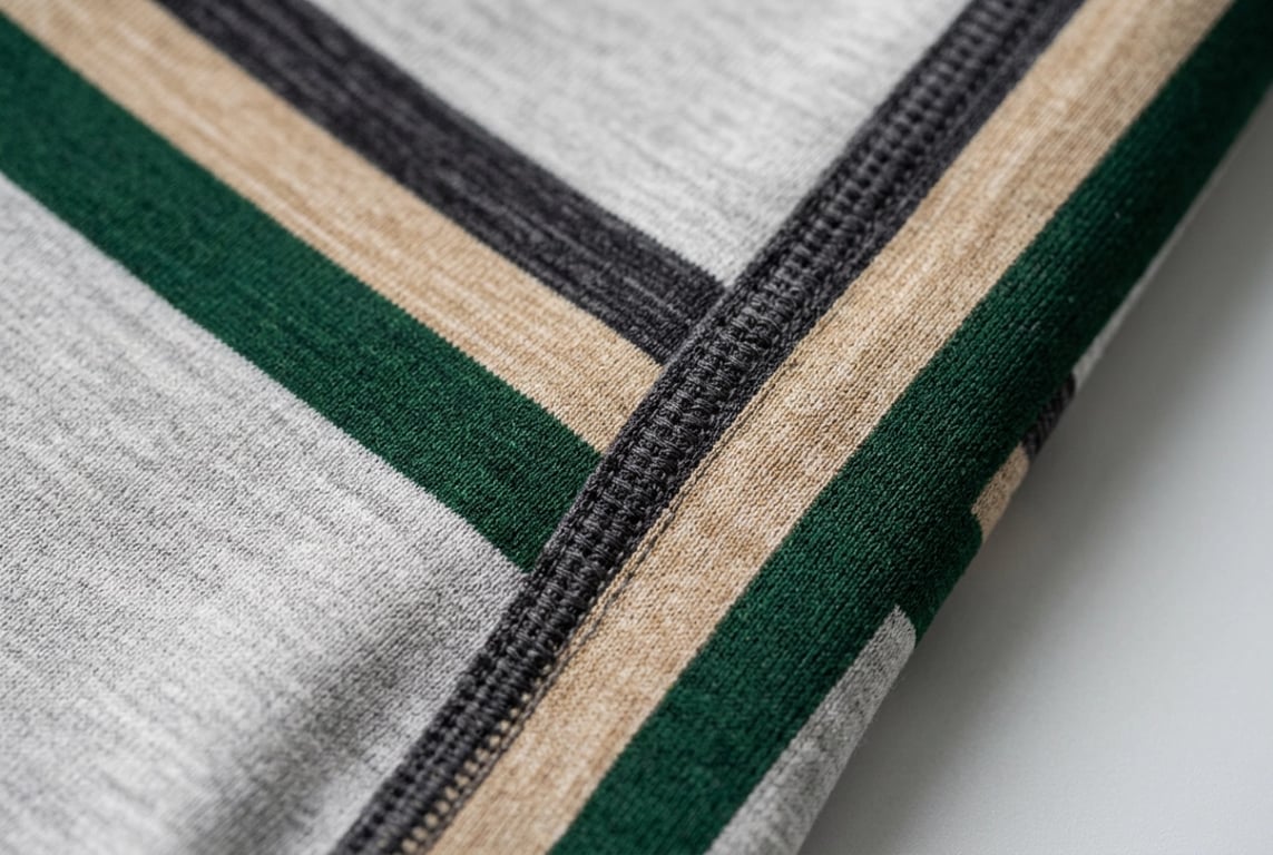 Yoga shorts stripe design detail