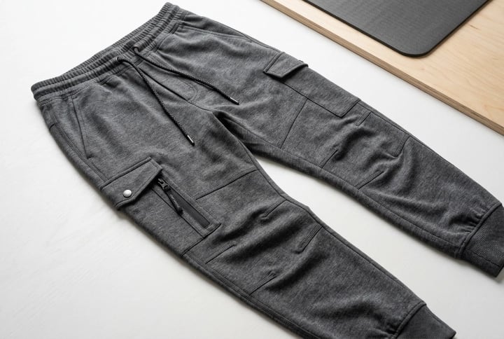 Cargo jogger with side utility pocket — premium athleisure