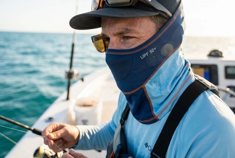 UPF50+ sun protection face masks