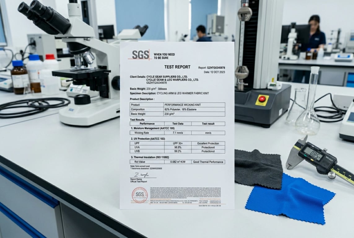 SGS fabric testing lab report
