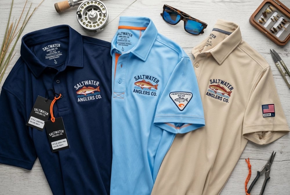 USA Private Label Fishing Brand - Custom Polo Shirts Case Study