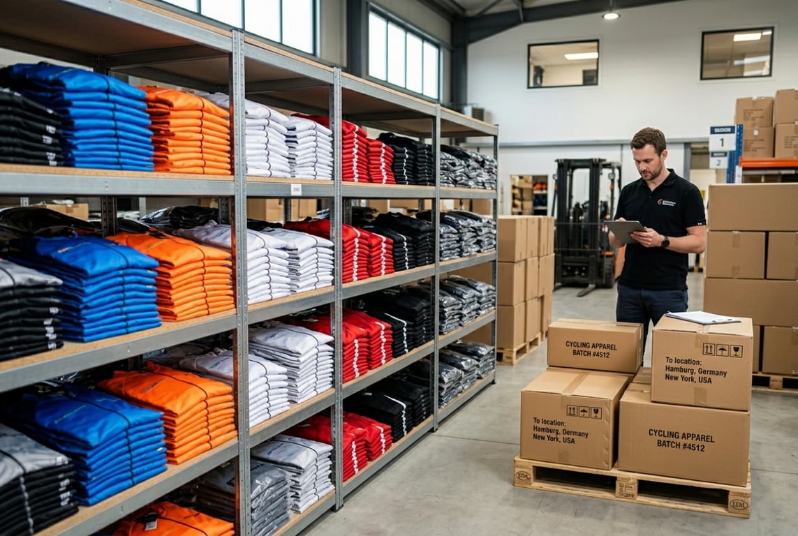 Cycling apparel wholesaler and distributor bulk supply