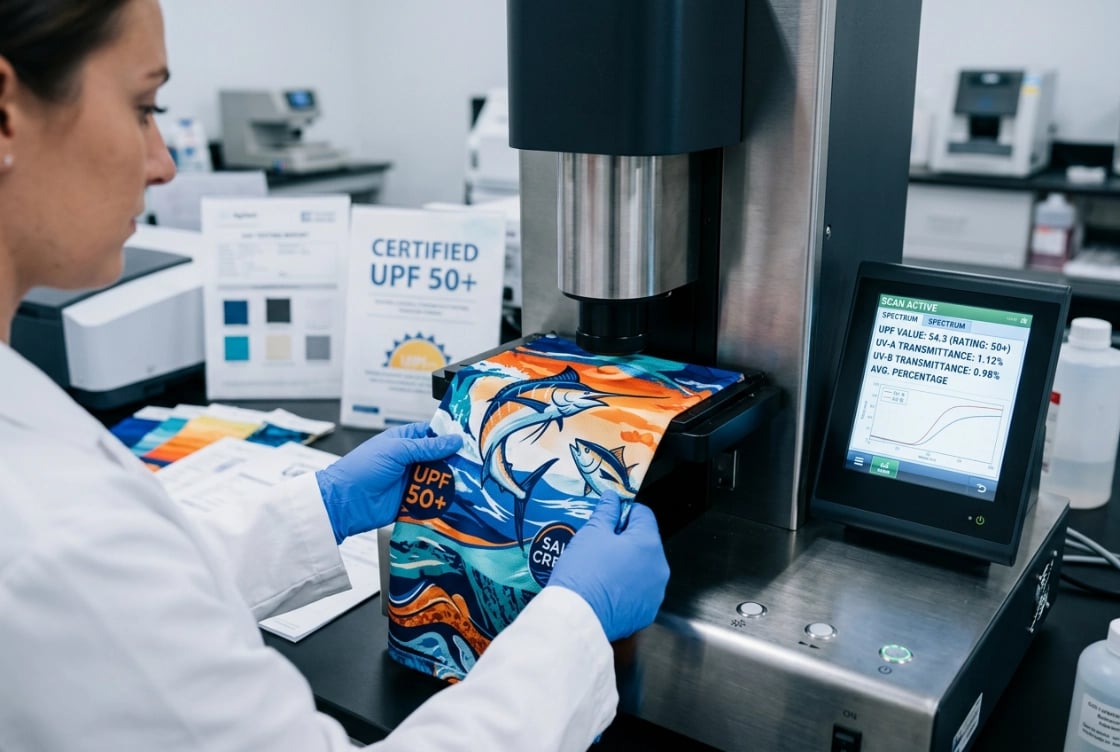 UPF50+ Fabric Testing