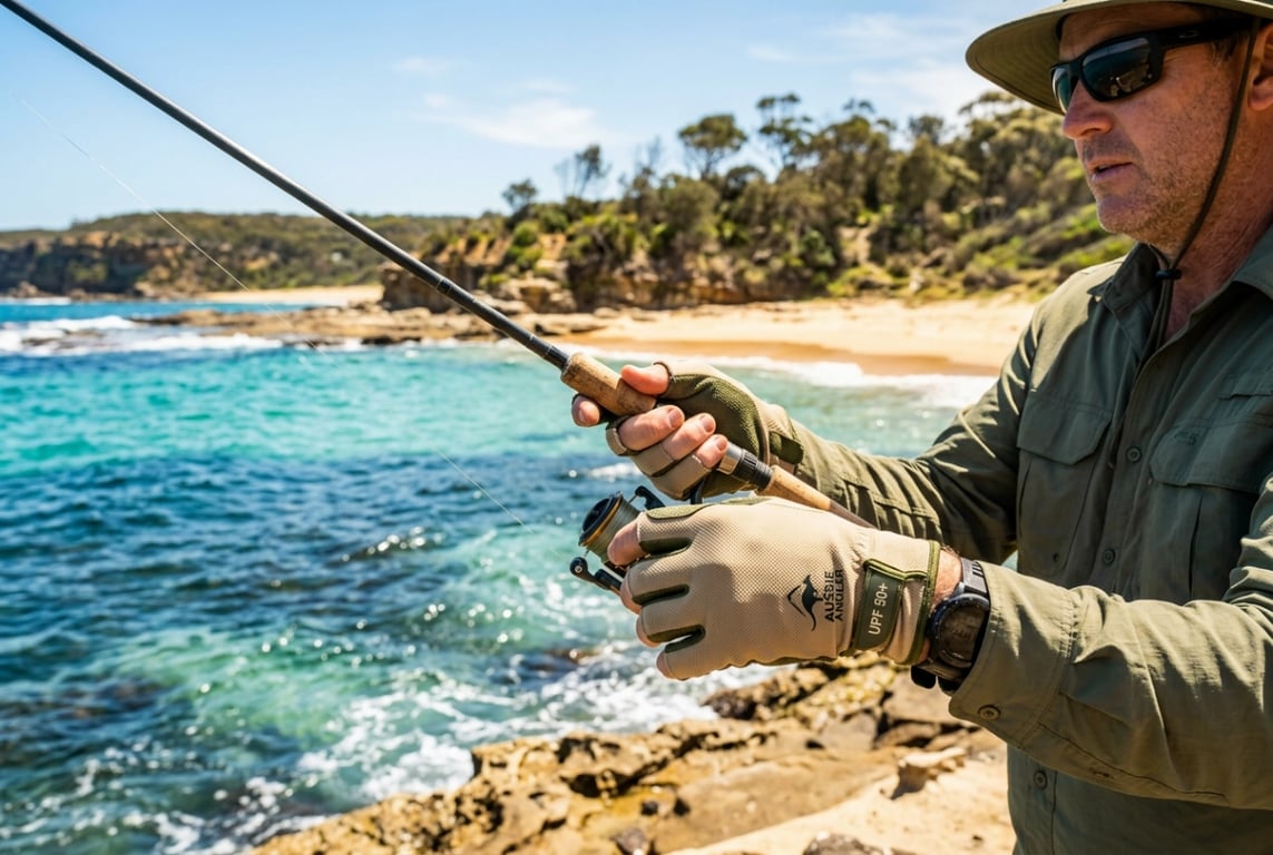 Australian fishing brand sun protection gloves case study
