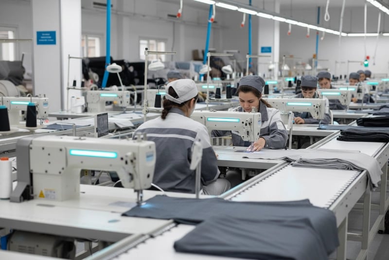 Sewing production line