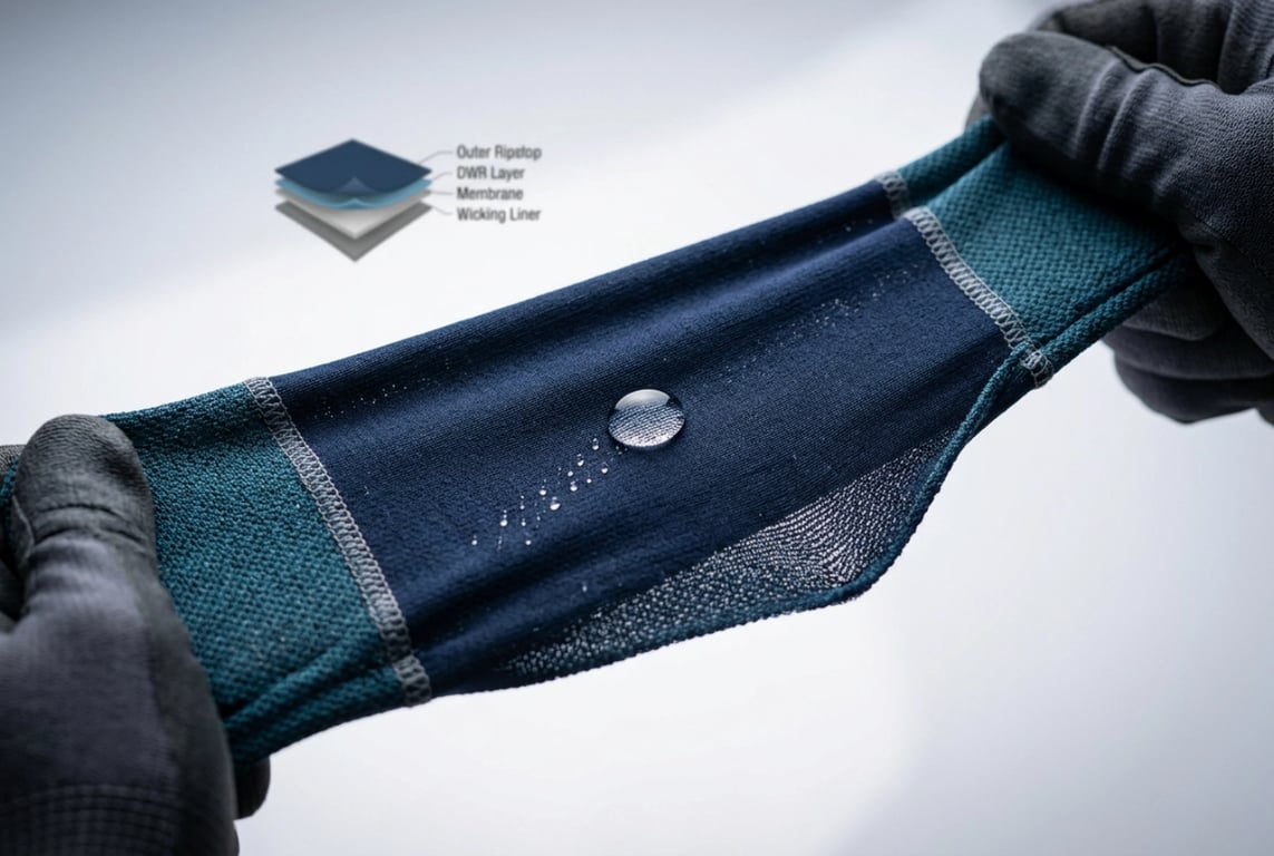 4-way stretch quick-dry fabric technology - performance fishing apparel textile