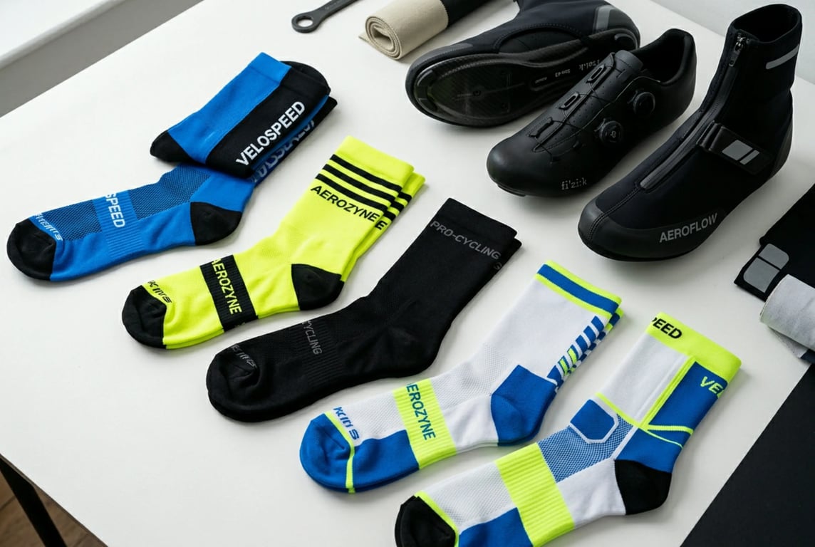 Custom Cycling Socks & Overshoes Manufacturer