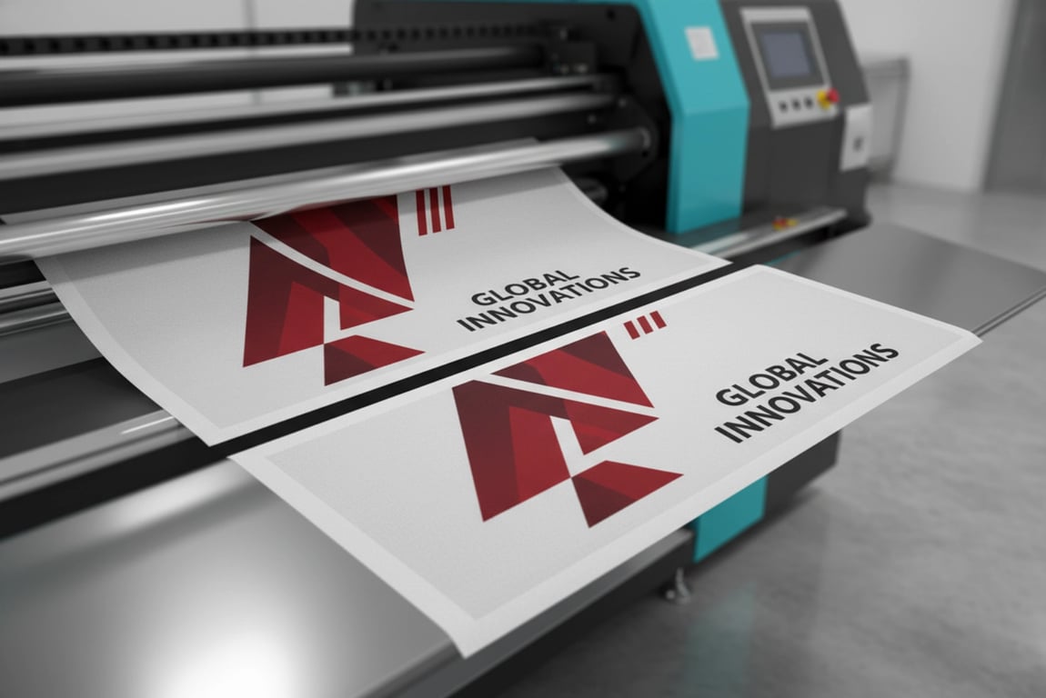 Double-sided printing flags technology - zero transparency printing for table flags and car flags