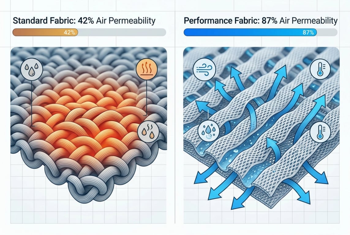 Fabric Breathability Comparison