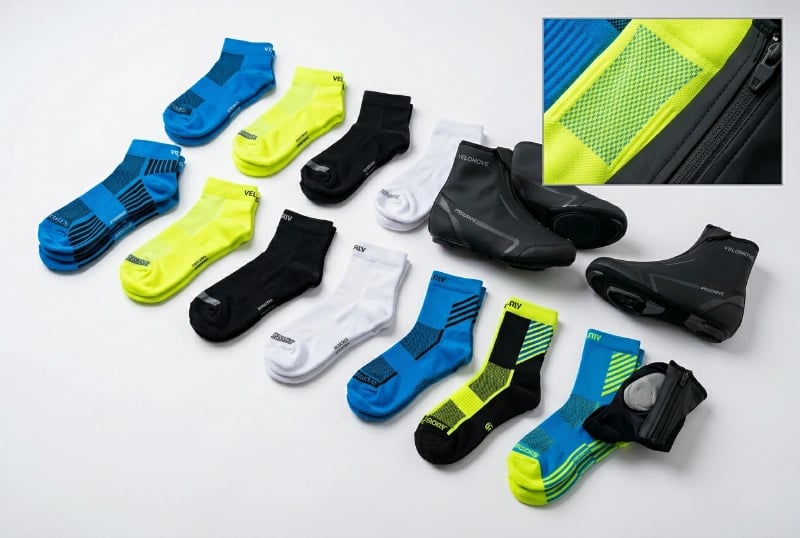 Indoor Stationary Cycling Socks & Overshoes