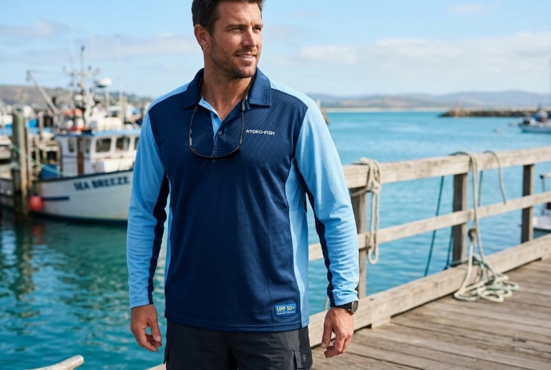 Custom Fishing Shirts with UPF50+ Sun Protection