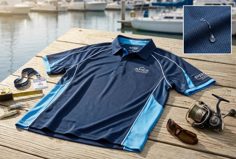 Tournament Performance Fishing Polo - Ultra-Lightweight Moisture-Wicking