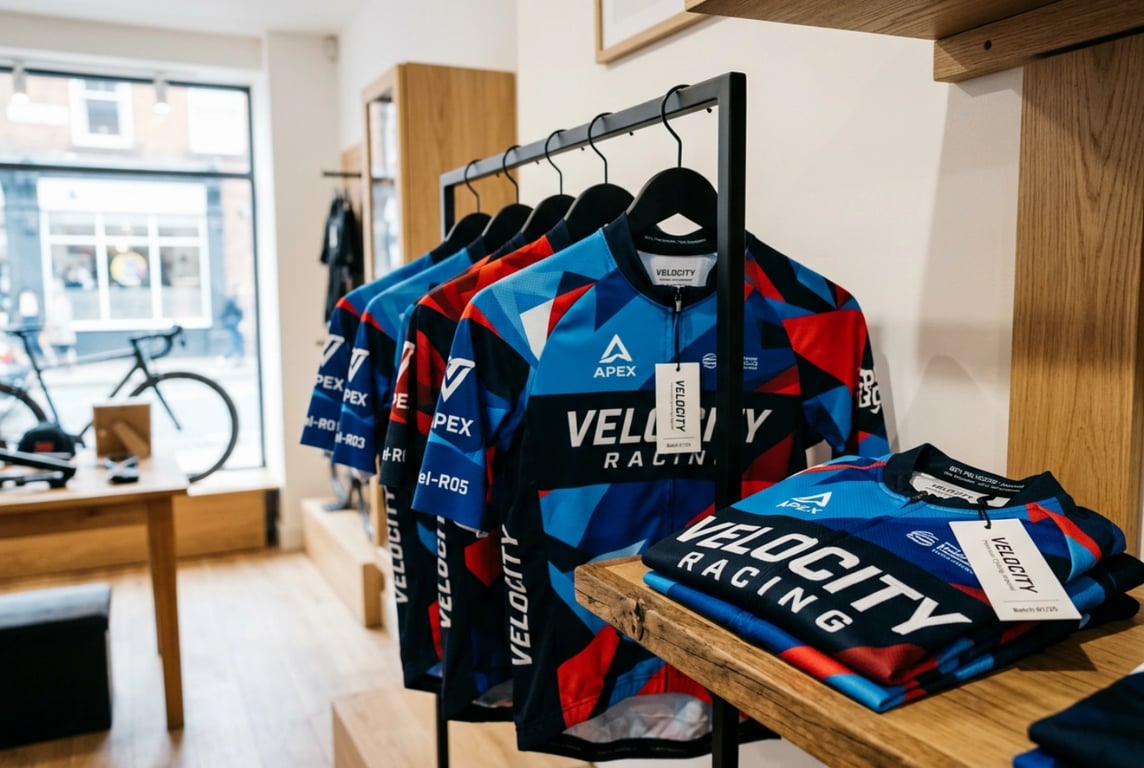 Retail shop exclusive small batch cycling jersey