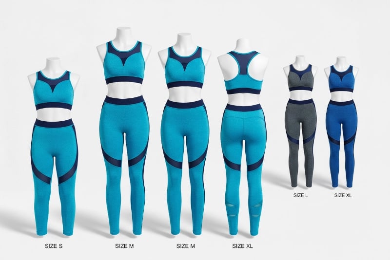 Activewear sets coordinated gym collections - matching fitness apparel from UK trusted supplier