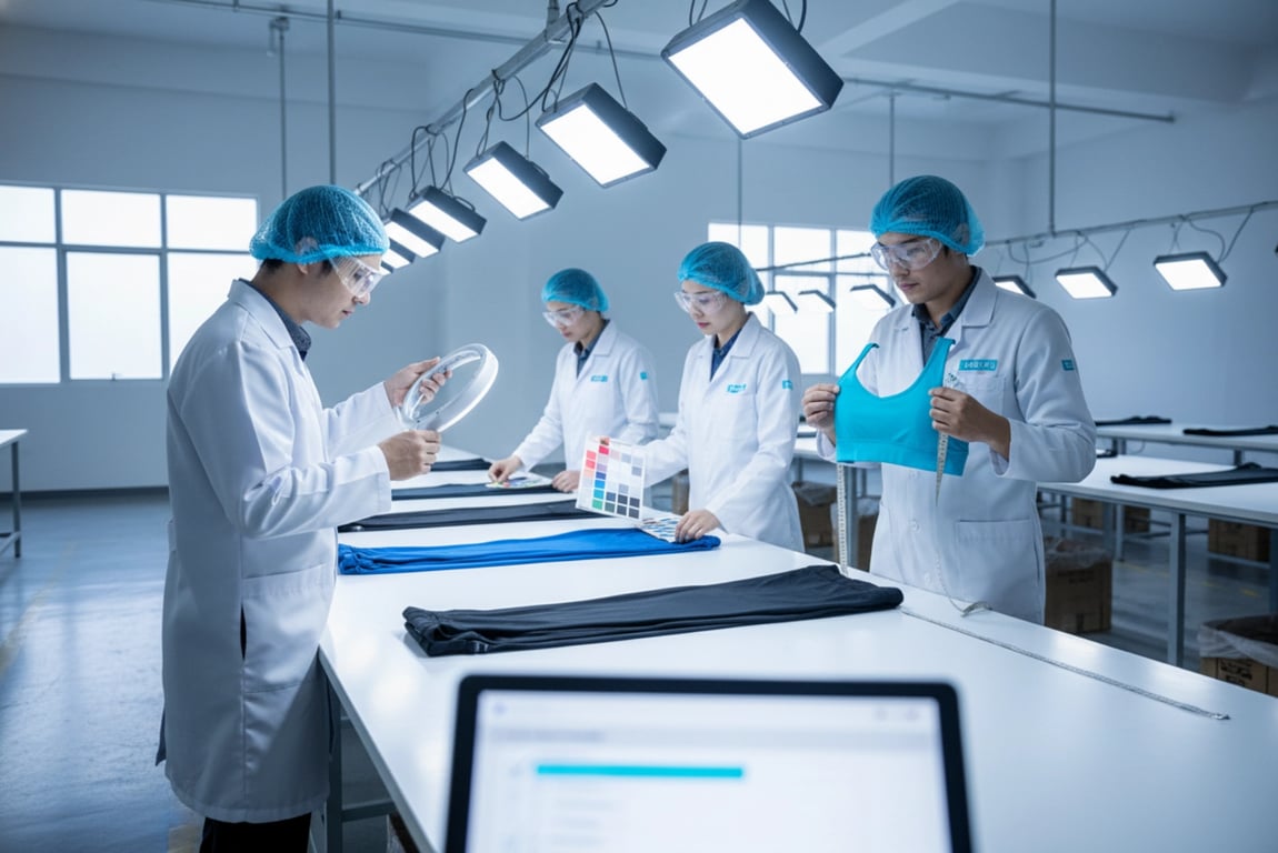 Quality Control Inspection Process in Yoga Wear Manufacturing