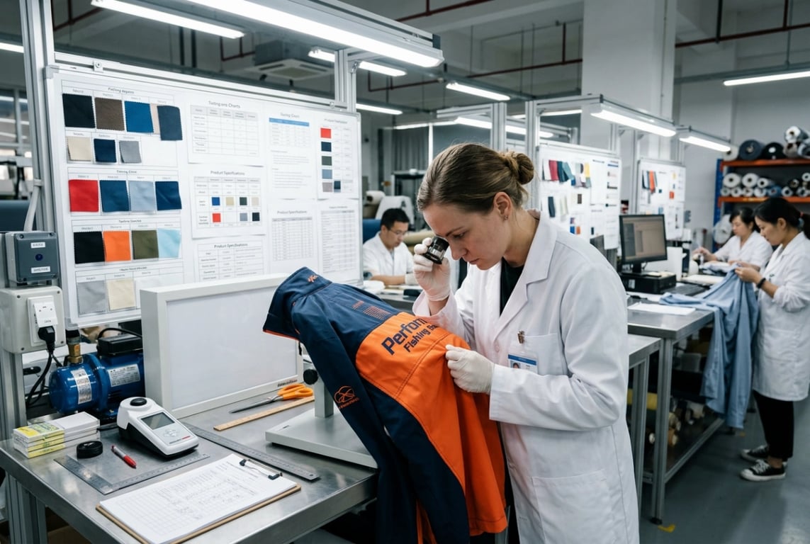 Quality control lab inspection