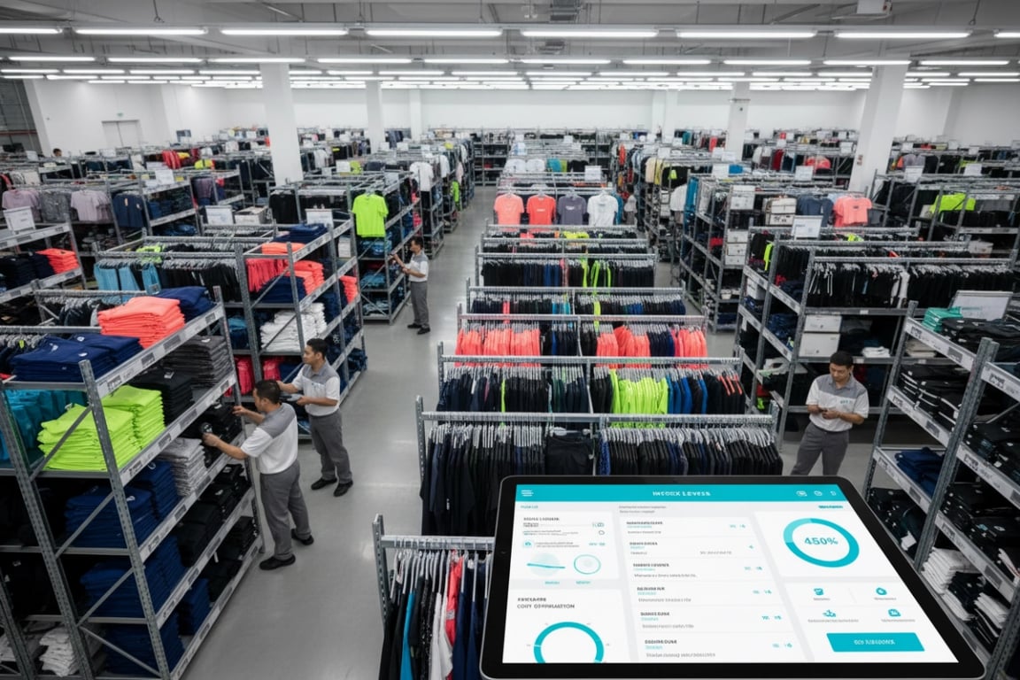 Inventory management for wholesale workout clothes manufacturer - cost optimization strategies