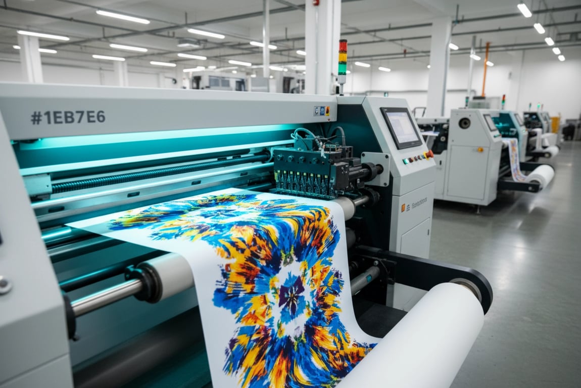 Digital sublimation printing machine for sportswear and custom leggings manufacturing