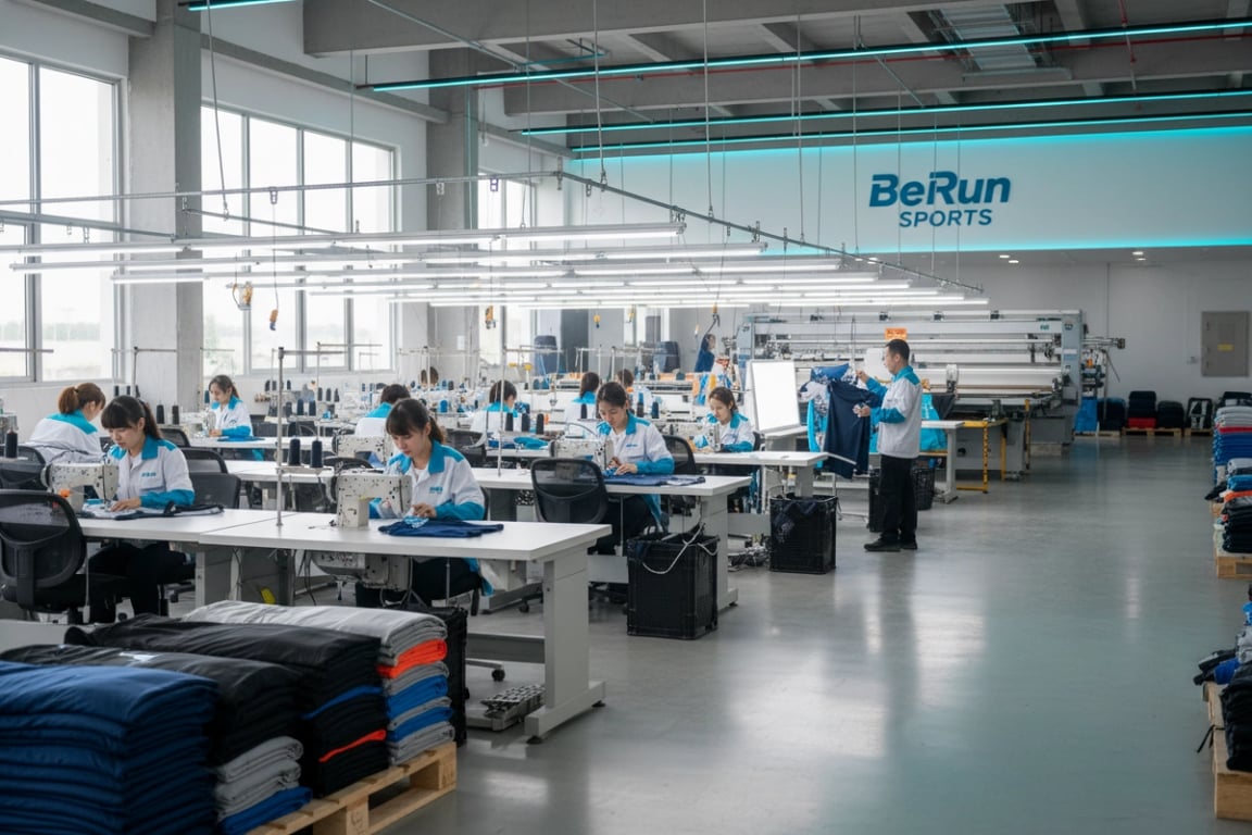 BeRun Sports manufacturing facility