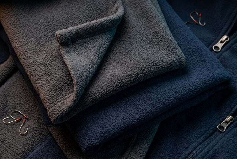Anti-Pill Fleece Lining for Ice Fishing Apparel