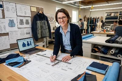 Technical Pattern Master portrait - ergonomic pattern specialist for fishing apparel