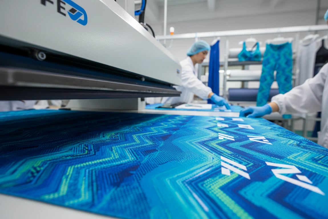 Custom Print Sublimation Yoga Apparel Production