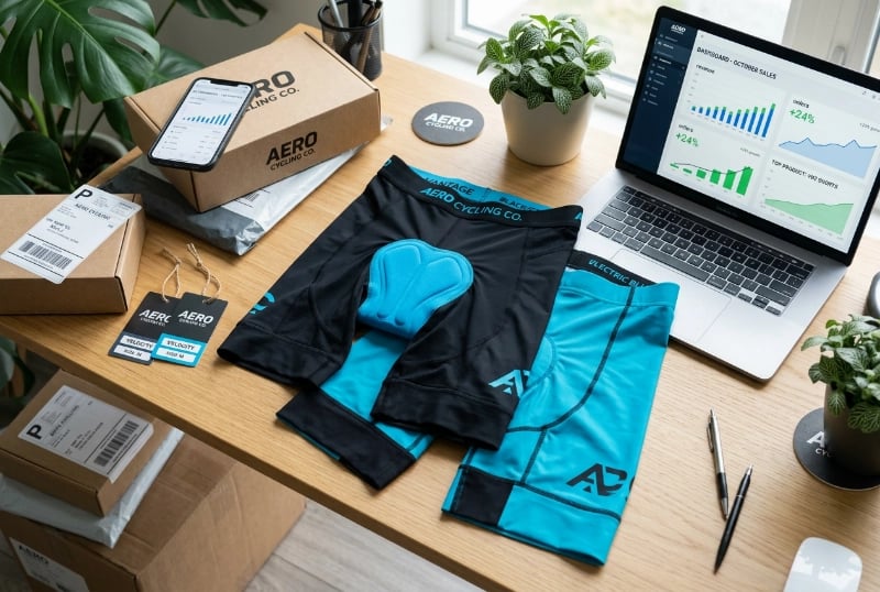 E-commerce sellers dropship cycling shorts