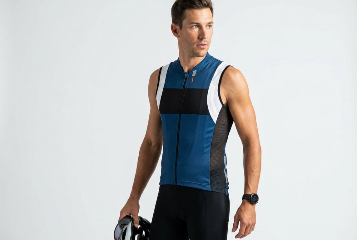 Sleeveless Cycling Jersey Vest